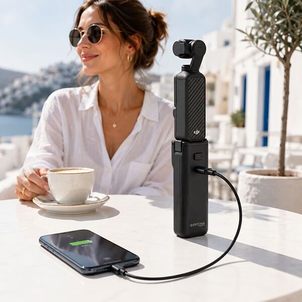Patona Platinum Powerbank DJI Osmo Pocket 3 4 5000mAh Schwarz Patona Platinum Powerbank DJI Osmo Pocket 3 4 5000mAh Schwarz