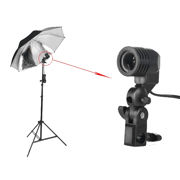 Photography E27 lamp socket