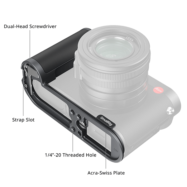 SmallRig Kamerahandgriff zu Leica Q3 4568 Anschluss