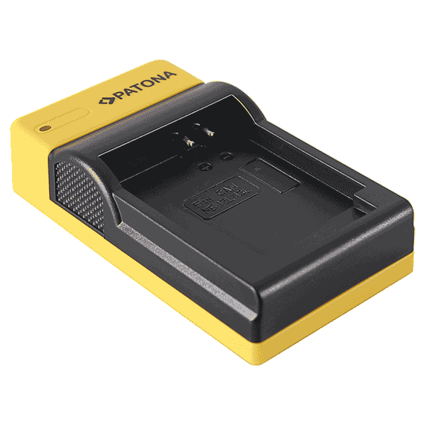 Patona Slim Micro-USB Ladegerät Canon NB-13L von oben