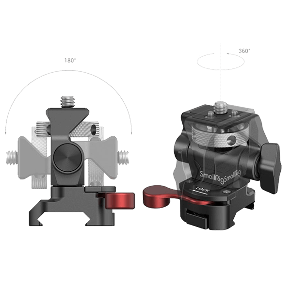 SmallRig Schwenk und neigbare Monitorhalterung mit Nato-Halterung 2906B