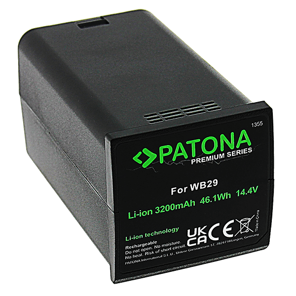 Akku zu Godox AD200 und AD200pro von Patona