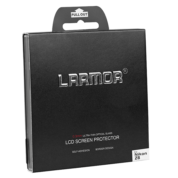 Displayschutz zu Nikon Z 8 aus Glas Verpackung