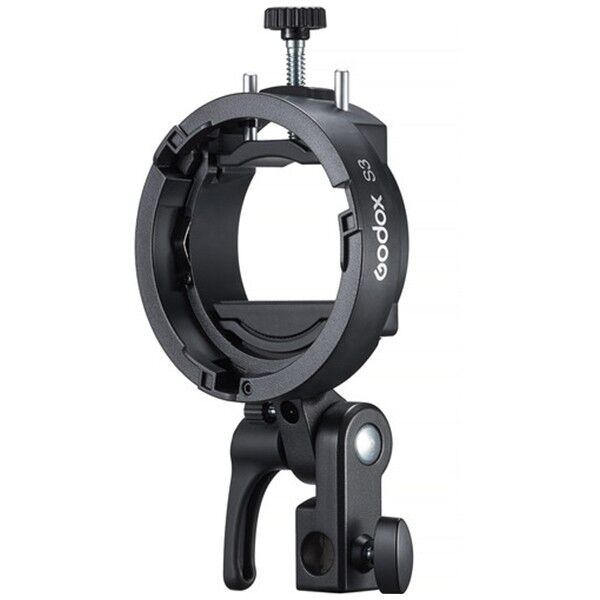 Godox S3 Speedlite Bracket mit Bowens Mount von vorne