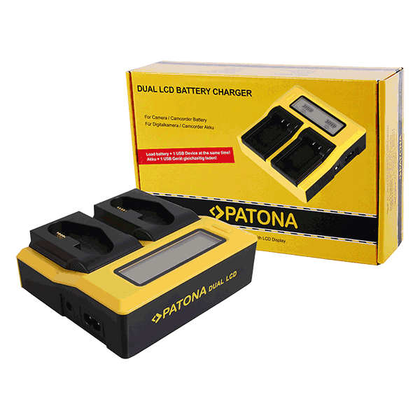 Dual Charger for Canon LP-E4 by Patona