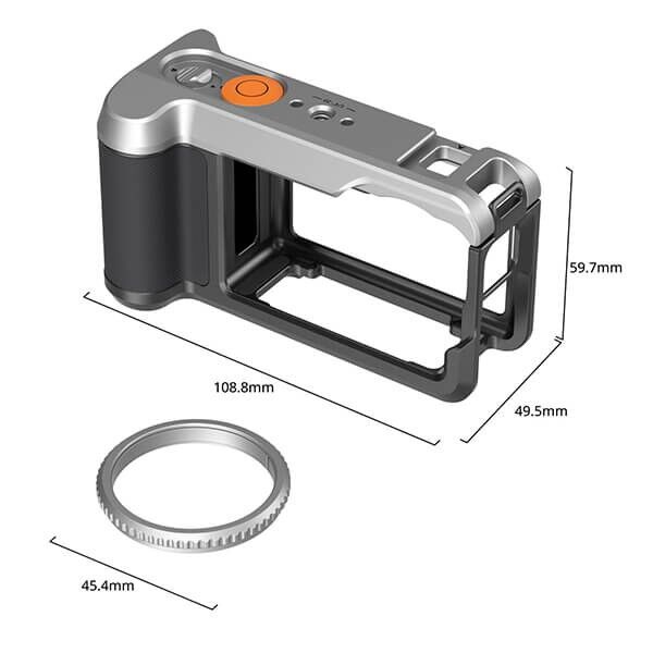 SmallRig Kaefig zu DJI Osmo Action 6 mit Kameragurt Abmessungen