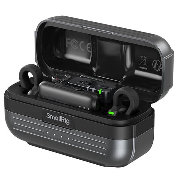 SmallRig S70 Wireless Microphone Set Includes 2 transmitters and 9 silicone covers