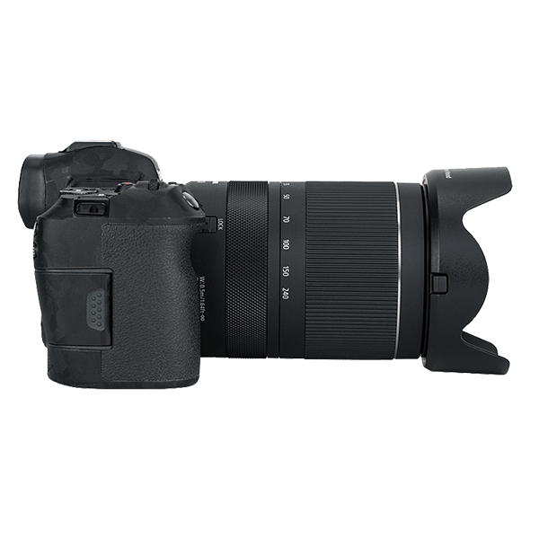 Gegenlichtblende zu Canon RF 24-240mm f4 wie Canon EW-78F seitlich