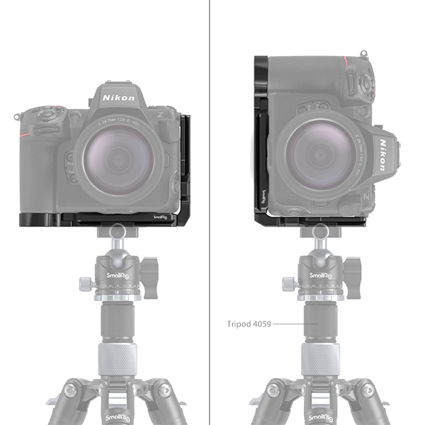 SmallRig L-Winkel passend zu Nikon Z 8 auf Stativ