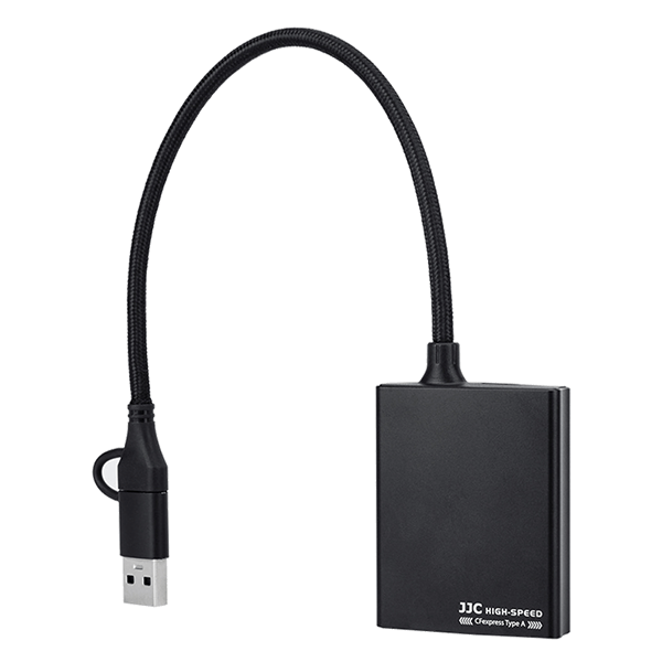 Kartenleser CFexpres Typ A Speicherkarte USB C von JJC Front