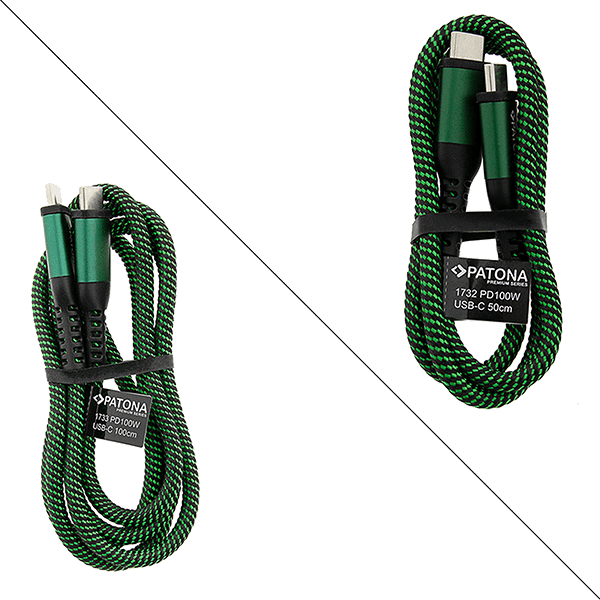 Patona USB C - USB C Cable PD100W