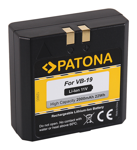 Patona VB-18 Li-ion Batterie for Godox V860 Flash