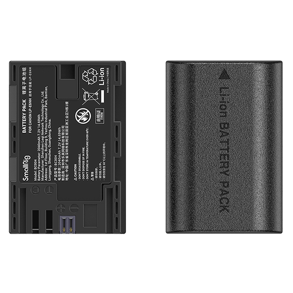 SmallRig LP-E6NH Kamera Akku und Ladegerät Set 3821