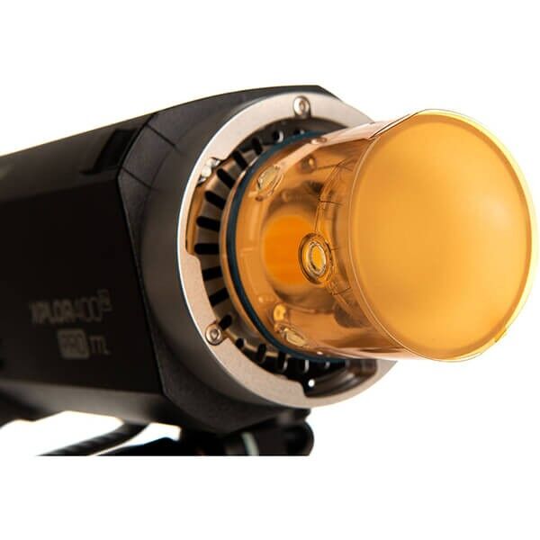 Creative color gel set mounted on Godox AD400Pro