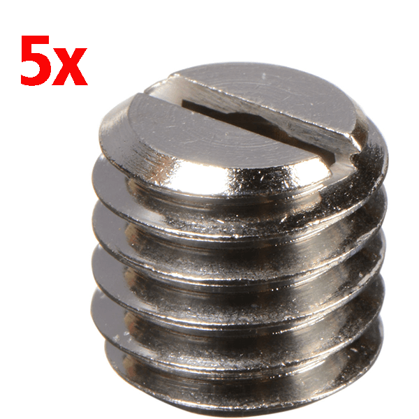 Sunwayfoto TN-2 Stainless Steel Slotted Post Type 1/4" to 3/8" Tripod Adapter