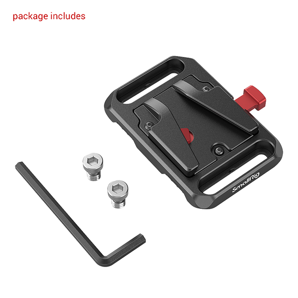 SmallRig kleine Montageplatte mit Klemme für V-Mount Akkus 2987 SmallRig kleine Montageplatte mit Klemme für V-Mount Akkus 2987