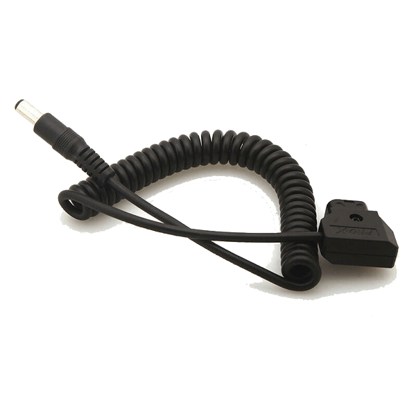 D-Tap DC Coiled Cable for DSLR Rig V-mount top