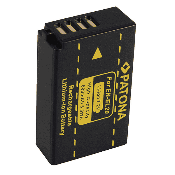 Akku für Nikon EN-EL20 von Patona