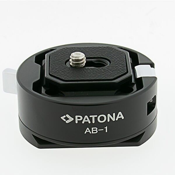 Patona quick-release plate with flip-lock closure