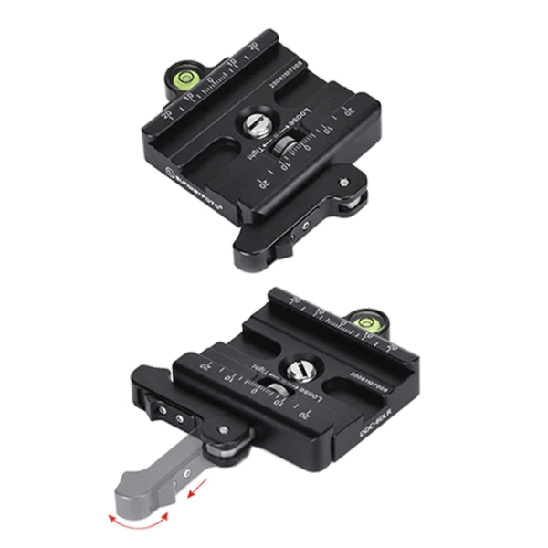 Schnellwechselklemme DDC-60LR von Sunwayfoto Anwendung