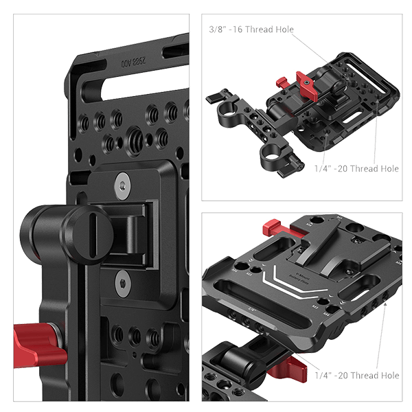 SmallRig V Mount Battery Adapter Plate with Arm 3059