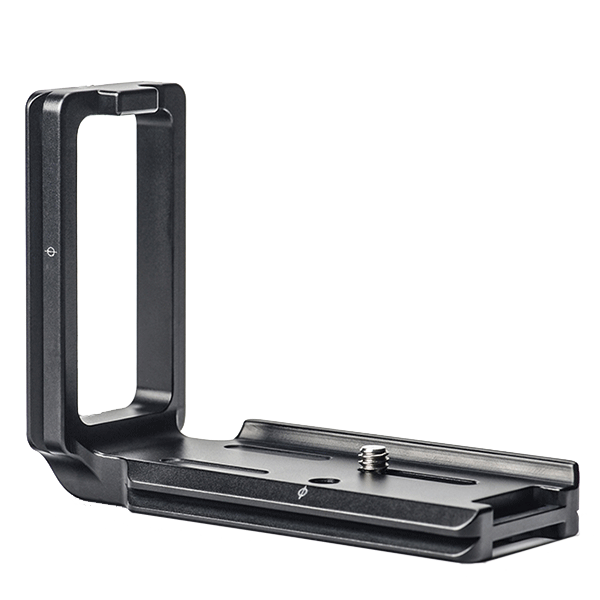 L-Winkel PSL-a7RIII zu Sony A7R III und A9 ohne Batteriegriff Seitenansicht