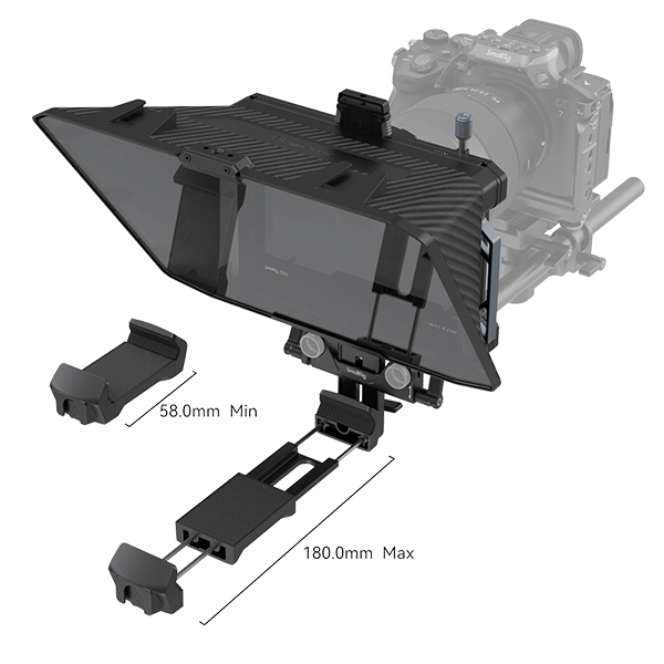 SmallRig Multifunktionaler Teleprompter 3646 Einspannbereich