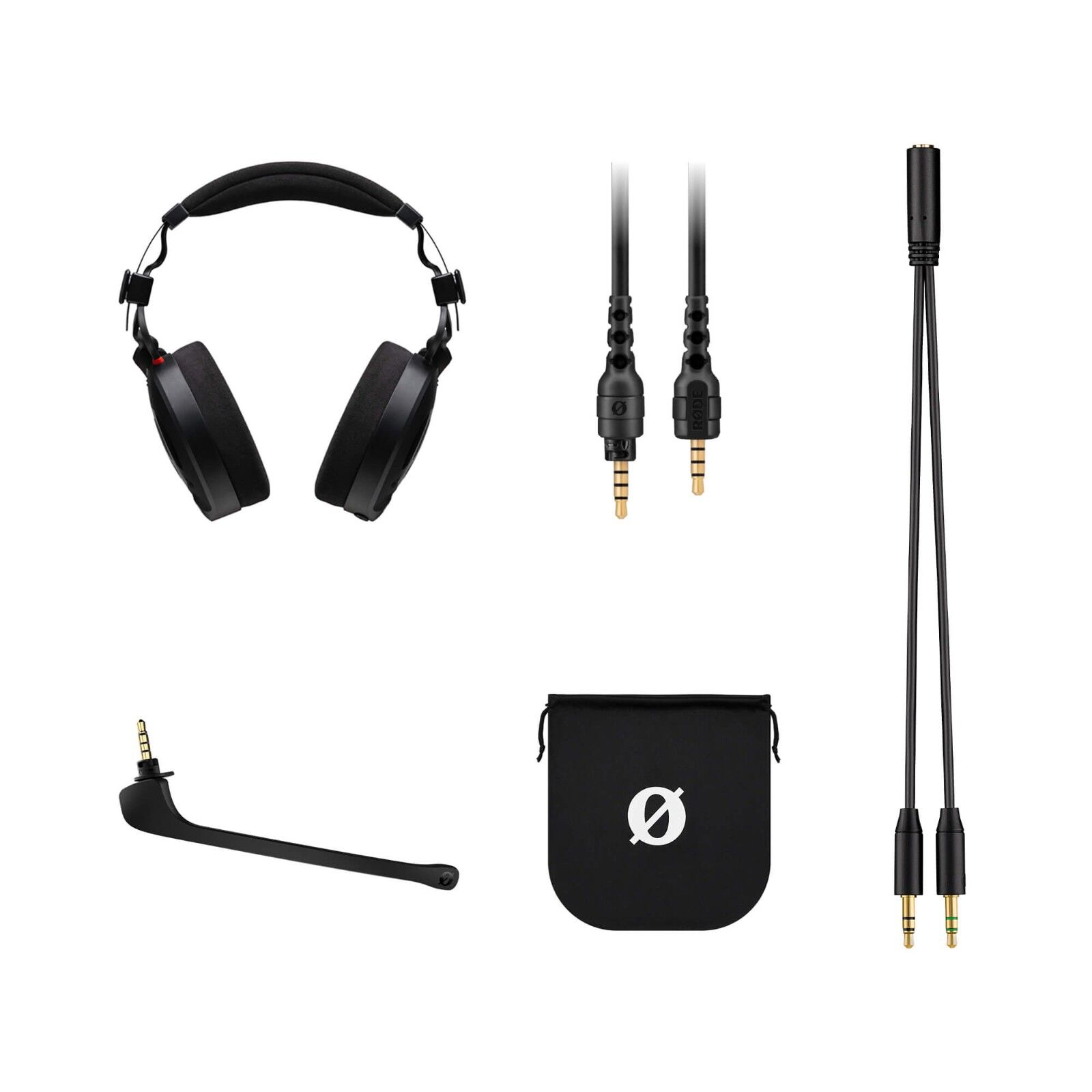 Rode NTH-100M Over-Ear Headset with Detachable Broadcast Microphone for Podcasting Streaming and Calls Rode NTH-100M Over-Ear Headset with Detachable Broadcast Microphone for Podcasting Streaming and Calls