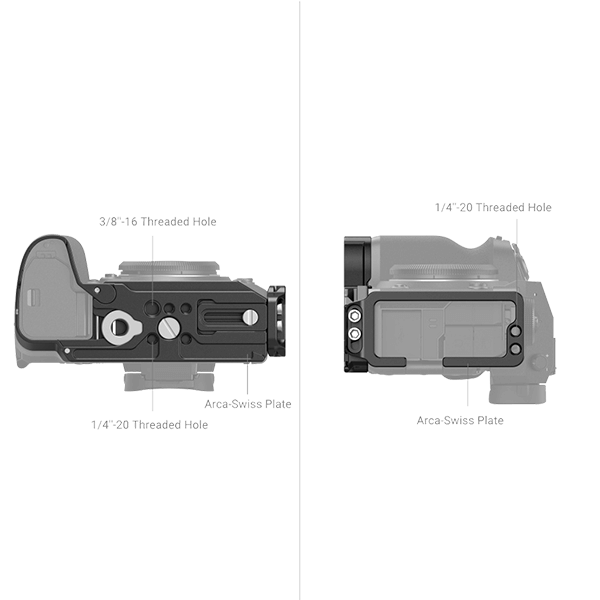 SmallRig L-Winkel passend zu FUJIFILM X-H2S 3928