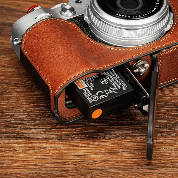 SmallRig Leder half case Set zu Fujifilm X100VI in braun