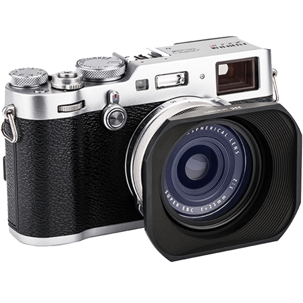 Gegenlichtblende zu Fujifilm X100F in Schwarz von JJC LH-JX100FII 