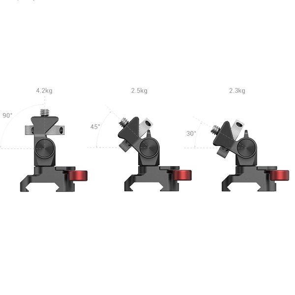 SmallRig Schwenk und neigbare Monitorhalterung mit Nato-Halterung 2906B