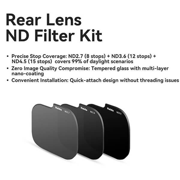 Haida HD4834 mit ND512, ND4096 und ND32768 Filtern Haida HD4834 mit ND512, ND4096 und ND32768 Filtern