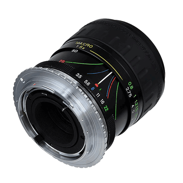 Objektivadapter Contax Yashica an Canon EOS Mount von Fotodiox an Objektiv