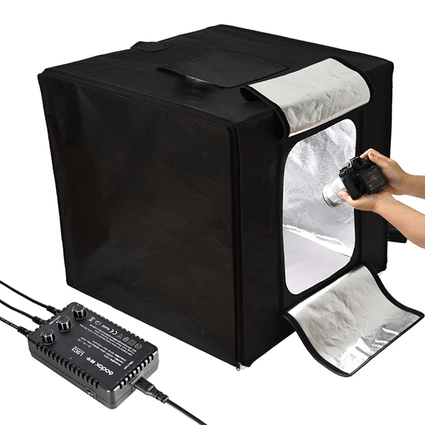 Godox LED LST40 Lichtzelt 40x40 mit drei Leuchten