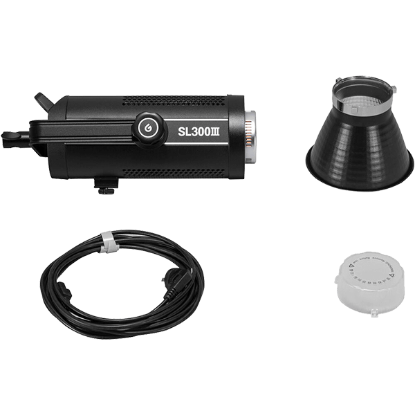 Godox SL300III LED Studioleuchte mit Bowens Anschluss Lieferumfang