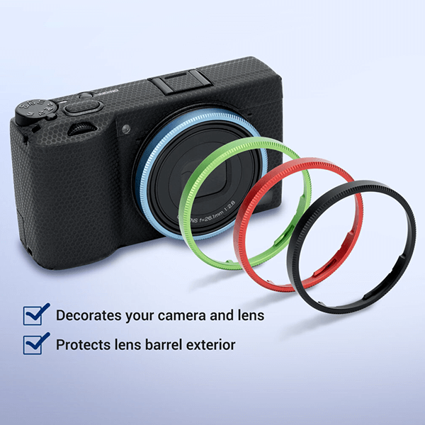 Objektiv-Dekorationsring zu Ricoh GR IIIx wie GN-2 in unterschiedlichen Farben