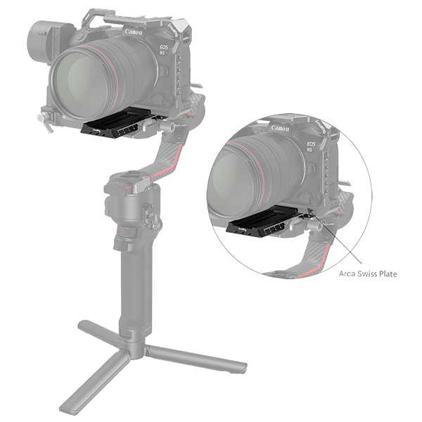 SmallRig quick release Plate Arca for DJI RS 2 and RSC 2 Gimbal 3061