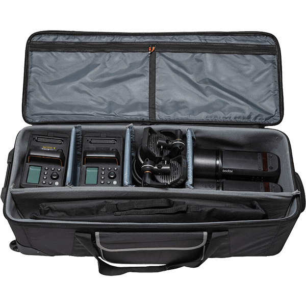 Hartschalenkoffer für Fotoausrüstung Godox CB-06 mit Rädern 94cm mit Material