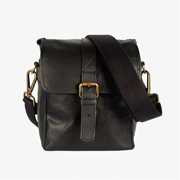 Bronkey Berlin Canvas Camera Bag Black Front View
