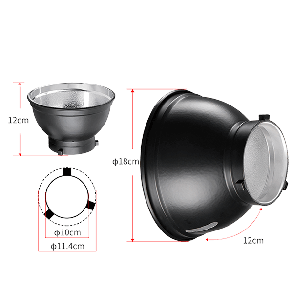 Reflector Bowens Standard 55 degrees from Jinbei