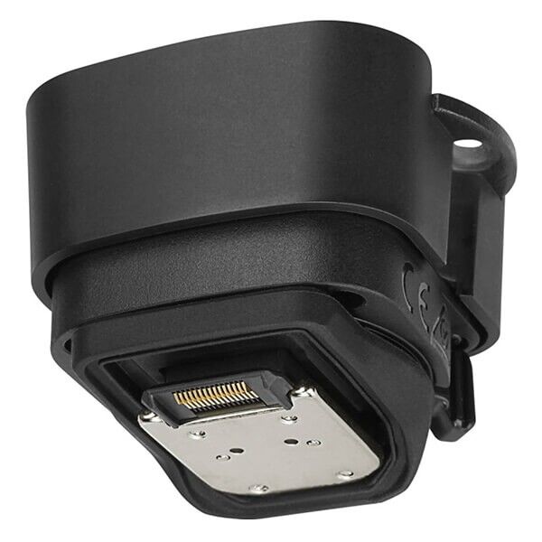 Front view of the TASCAM CA-AK1-C adapter for Canon cameras