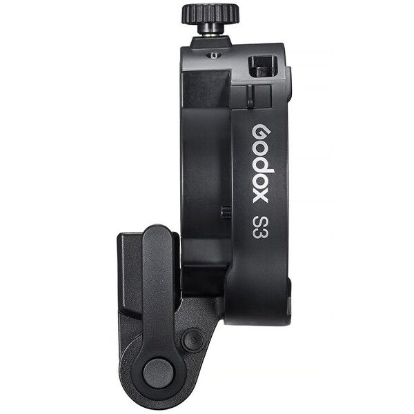 Godox S3 Speedlite Bracket with Bowens Mount seitlich