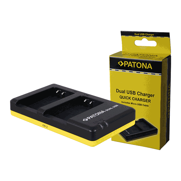 Dual Quick-Charger for Nikon ENEL20 by Patona