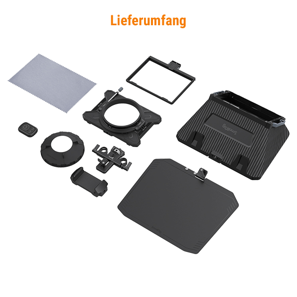 SmallRig Multifunktionaler Teleprompter 3646 Lieferumfang