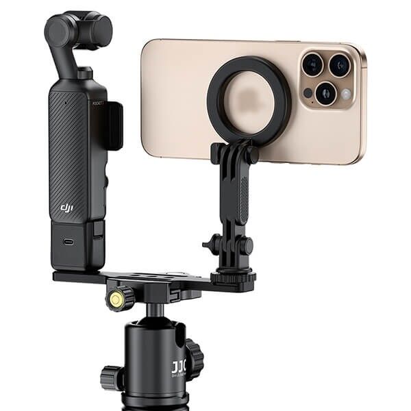 Anwendungsszene mit Smartphone und Osmo Pocket 3