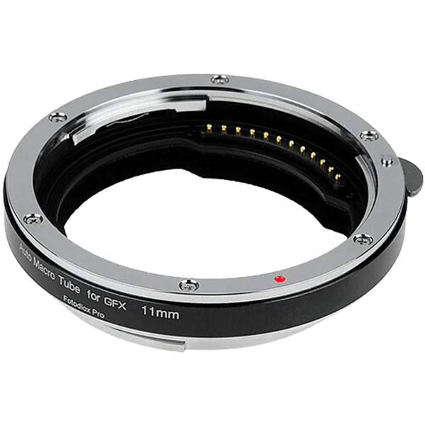 Fotodiox Makro-Zwischenring 11 mm für Fujifilm GFX aus Messing