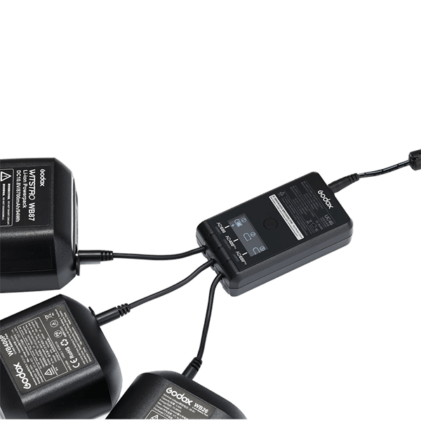 Godox UC46 USB Ladegerät mit Akkus