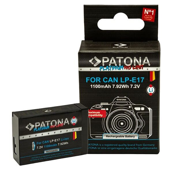 Platinum Akku wie Canon LP-E17 von Patona