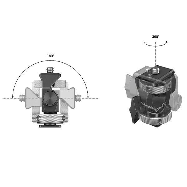 Smallrig monitor mount to hot shoe 2905B